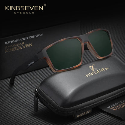 KINGSEVEN Polarized Sunglasses For Men Women Driving Glasses Male Goggle UV400 Driving Outdoor Eyewear TR90