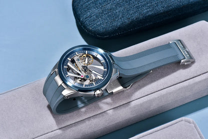 Montre pour homme PAGANI DESIGN – Modèle mécanique automatique de luxe, type « squelette » (à cœur ouvert), doté d’un tourbillon, verre saphir avec traitement antireflet, étanche et luminescent.