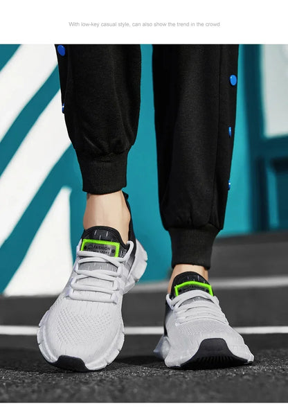 New Fashion Runnning Sport Shoes Men Sneakers Lightweight Breathable Mesh Comfortable Men's Casual Shoes Outdoor Jogging Zapatos