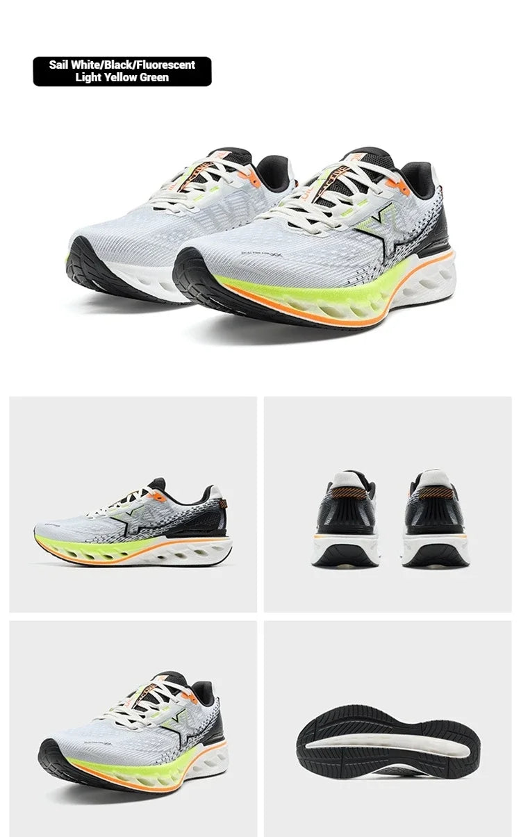 Xtep Reactive Coil 12.0 Running Shoes for Men, 2025 Summer Elastic Sports Shoes, Rebound Cushioning Sneakers 975219110045