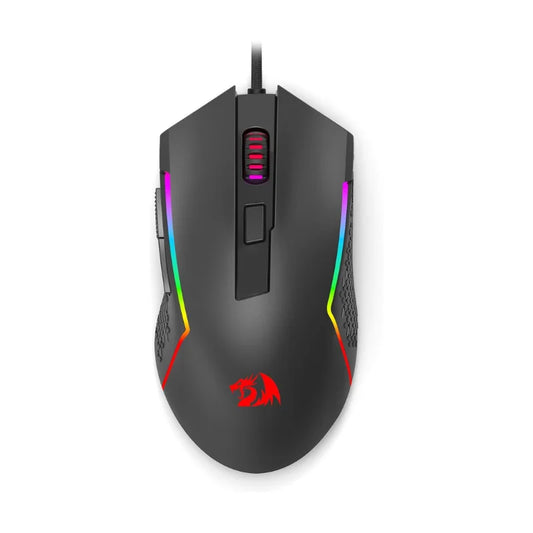 Herná káblová optická myš Redragon M616 RGB, 10000 DPI, 6 programovateľných tlačidiel, 8 režimov podsvietenia, softvér podporuje vlastné nastavenie klávesových skratiek