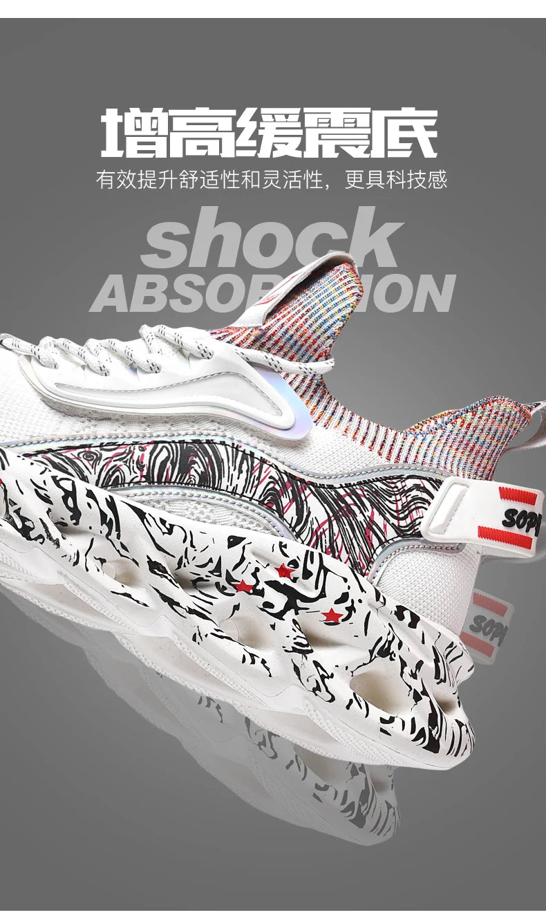 Men's Sneakers Luxury Designer Casual Shoes Platform Shoes Fashion Blade Loafers Running Shoes for Men