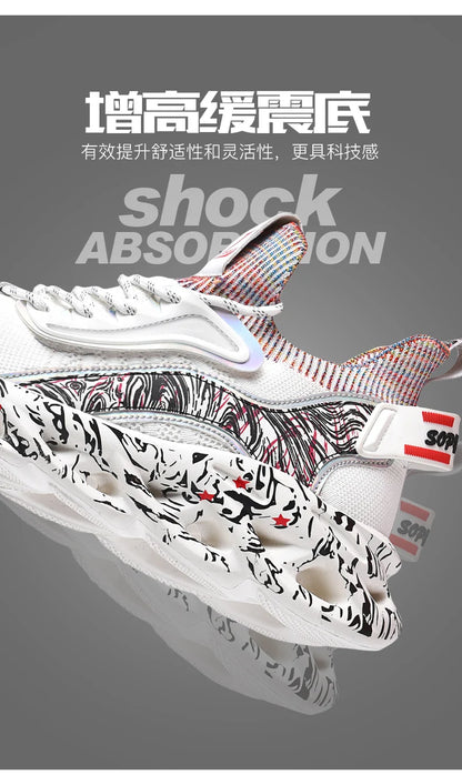 Men's Sneakers Luxury Designer Casual Shoes Platform Shoes Fashion Blade Loafers Running Shoes for Men