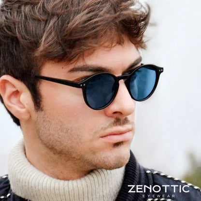 ZENOTTIC (S Size) Retro Circular Polarized Sunglasses 2026 2025 Men Women Vintage Small Round Sun Glasses UV400 Goggles Shades