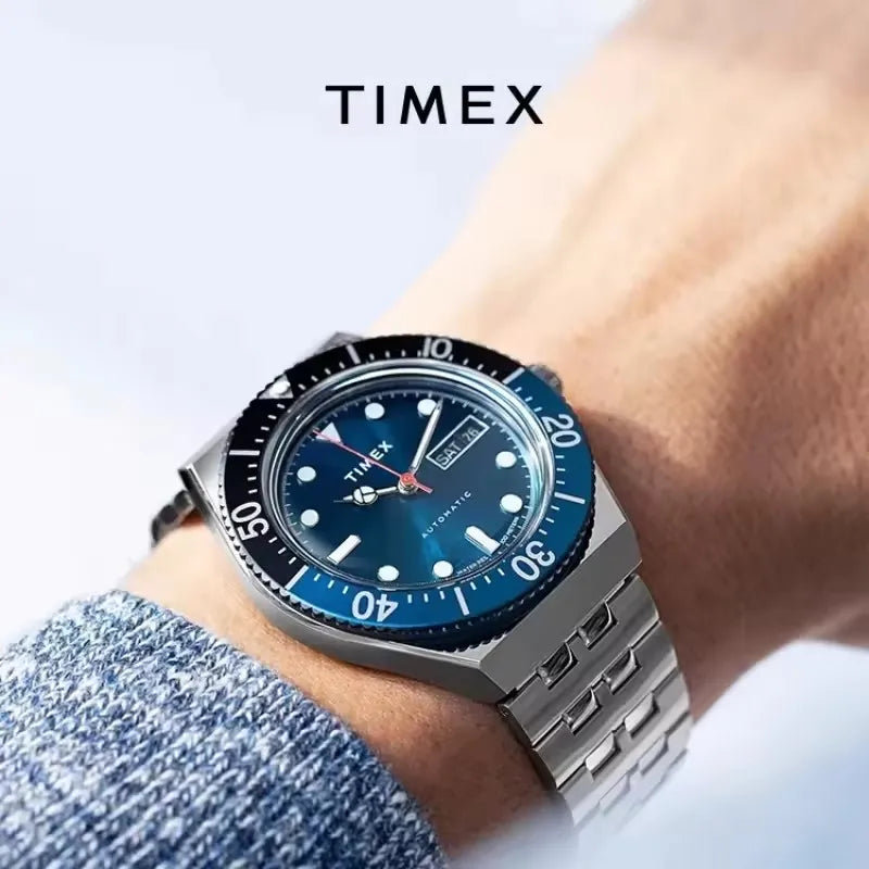 NEW TIMEX Fully Automatic Men's Watch High Beauty Luxury Leisure Multi-functional Watch with Calendar and Steel Strap Watch