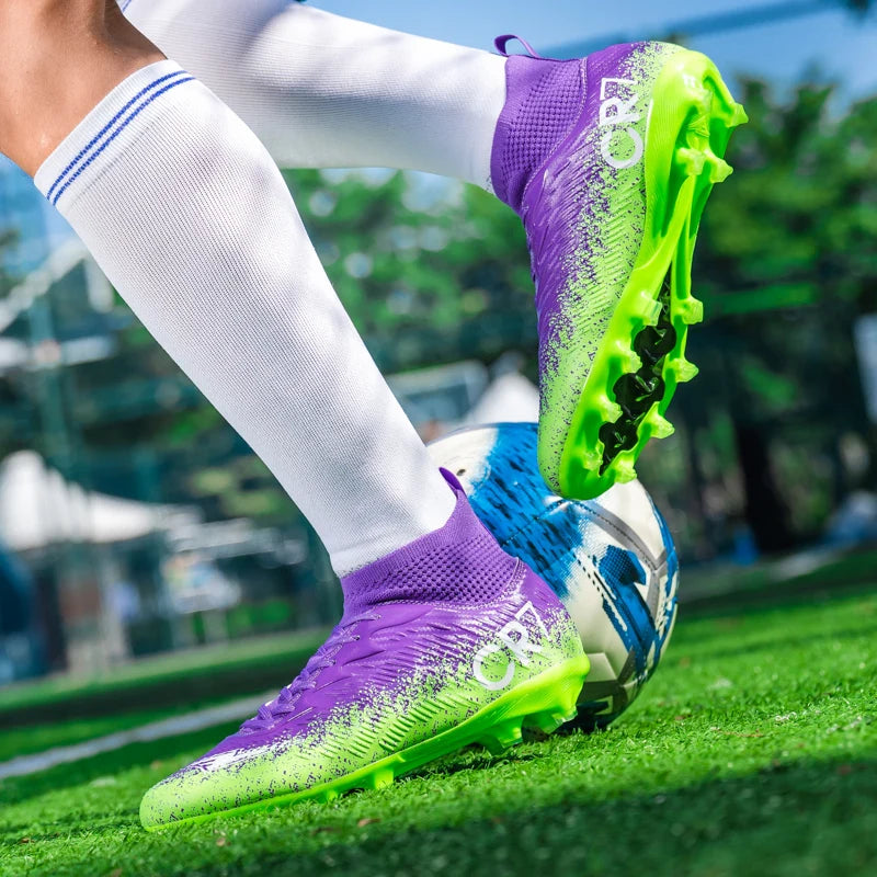 Zapatos de fútbol para adulto de alta demanda en otoño, con amortiguación, suaves y estables, deportivos con rebote, envolventes, ligeros y con tacos