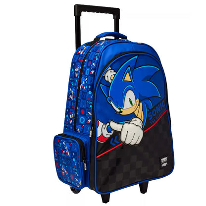 NEW High-quality Original Blue Boy Sonic Children's Backpack Cartoon Stress-relief Bag Hedgehog Anime Stationery Student Gift