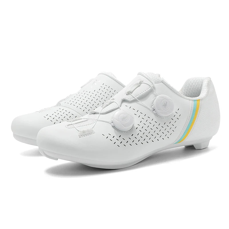 Road Cycling Shoes Flats Cleats Shoes Speed Cycling Sneaker Man Bike Shoes Women Self-Locking Non-slip Mountain Bicycle shoe spd