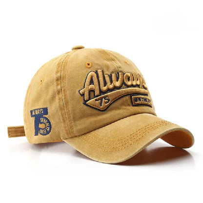 Brooklyn Baseball Caps Embroidery Breathable Retro Style Unisex Comfort Trendy Fashion Summer Hat Sun Protection Curved Brim