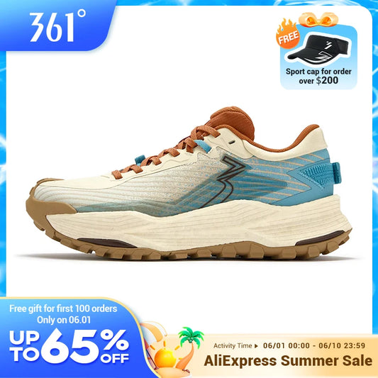 361 Degrees WUXIA 2.0 Lightweight Soft Airy Rebound Cushioning Non-Slip Outdoor Hiking Versatile Sneaker Male 672542201