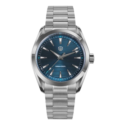 Watchdives WD0006 V2 Watch VH31 Sweep Second Quartz Movement Sapphire Luminous Stainless Steel Watches Waterproof 38mm Watch