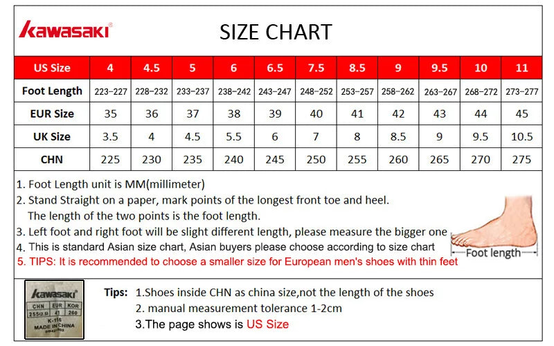 Zapatillas profesionales de bádminton Kawasaki King Series 2.0 para hombre y mujer, deportivas antitorsión originales, zapatillas de tenis para hombre, sneakers A3311