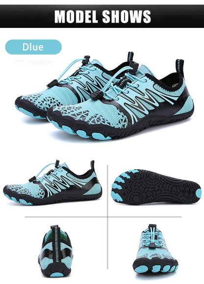 EOCENE Barfuß-Outdoor-Sportschuhe für Herren und Damen, schnell trocknende Aqua-Schuhe für Strand, Schwimmen, Fitness, Waten, Wandern und Radfahren