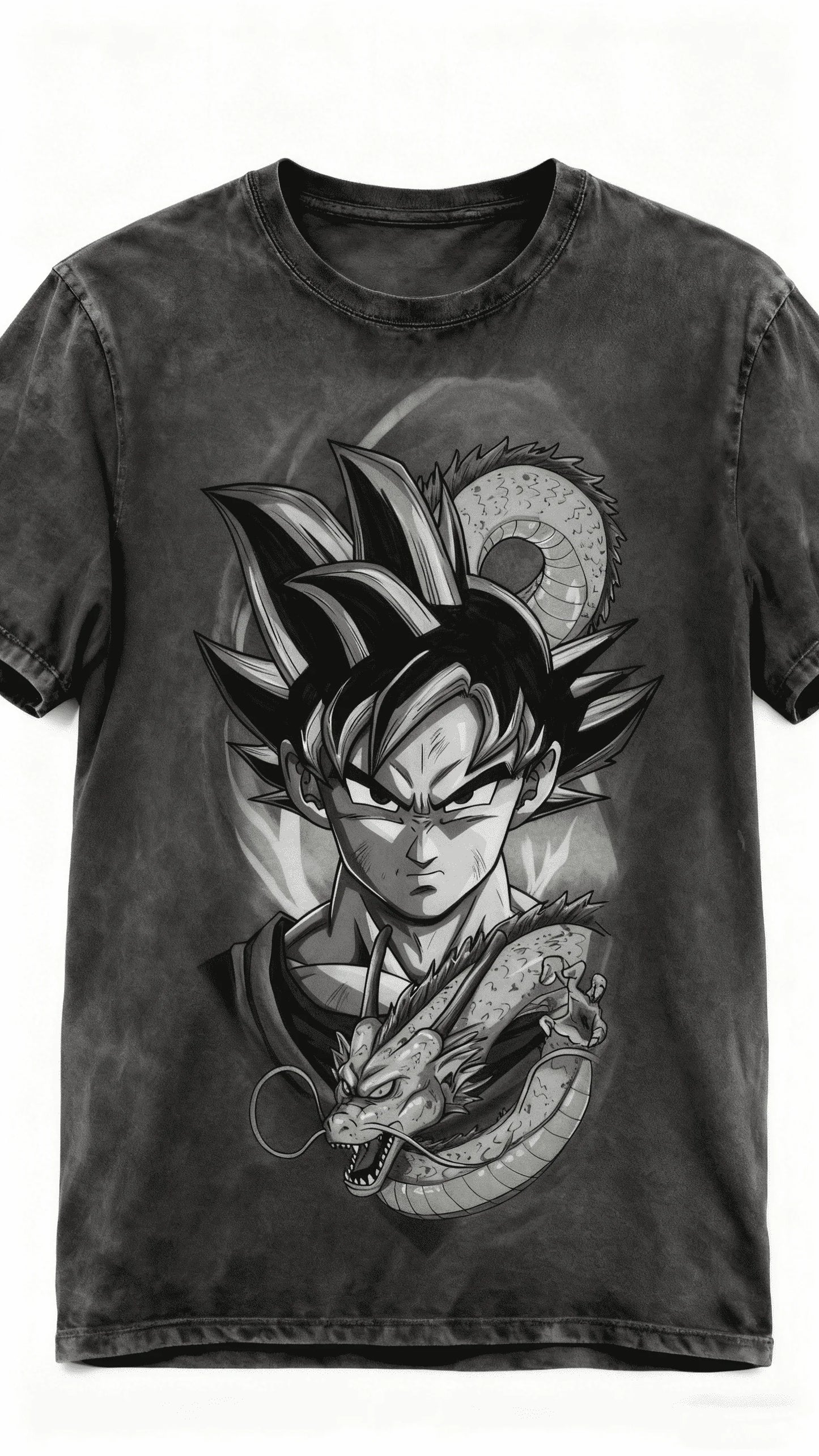 Dragon Ball Popular Saiyan Hero Washed Short Sleeve T Shirt Universal Size All People Daily Casual Wear Tee