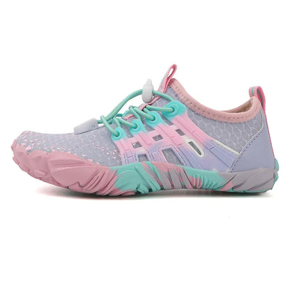 New 12 Colors Water Shoes Kids Summer Beach Five Fingers Barefoot Swimming Aqua Shoes Quick Dry Seaside River Children Sneakers