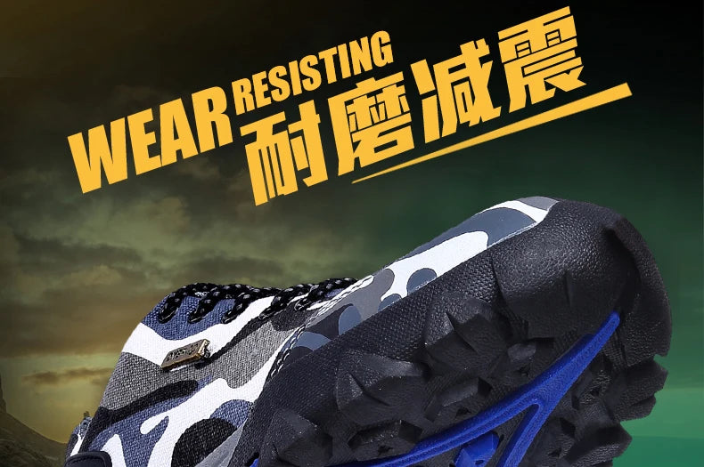 Casual Shoes Men Summer Outdoor Sneakers Women Footwear Trainer Waterproof Camouflage Army Shoe Male Military Shoes Tenis Jeans