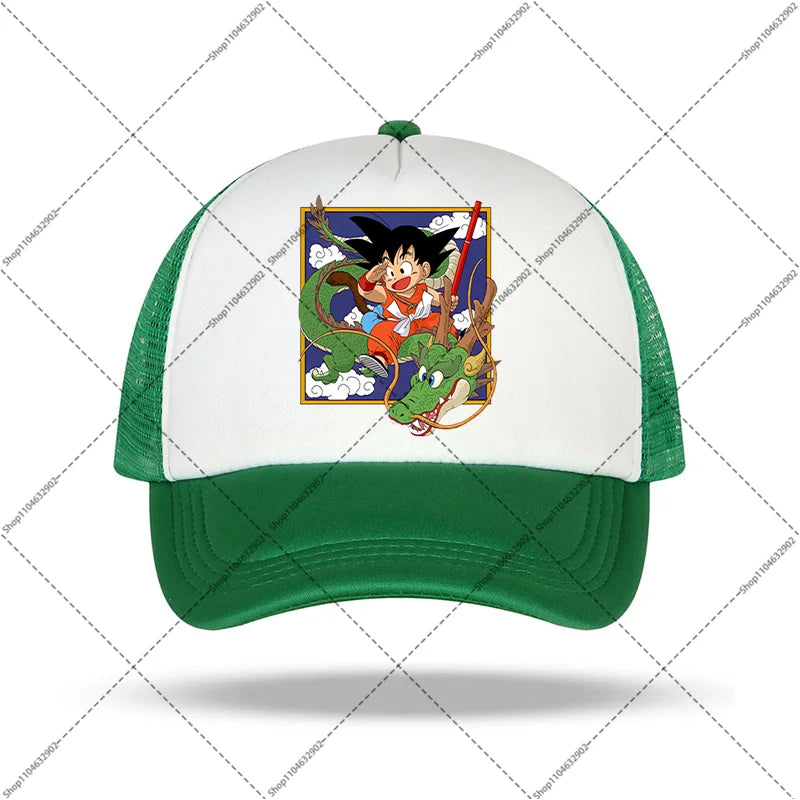 Dragon Ball Baseball Cap Women Men Sun Hats Cartoon Anime Printed Caps Adult Summer Comfortable Unisex Cotton Hat Party Gifts