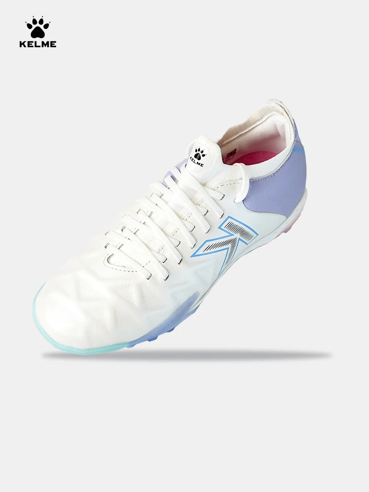 Παπούτσια ποδοσφαίρου Kelme Men Training TF Broken Nails για τεχνητό χλοοτάπητα, αντιολισθητικά ποδοσφαιρικά παπούτσια για νέους, παπούτσια αγώνα από δέρμα μόσχου