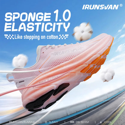 IRUNSVAN New Carbon Plate Marathon Running Shoes Lightweight Shock-Absorbing And Suitable For Men's Sports Shoes