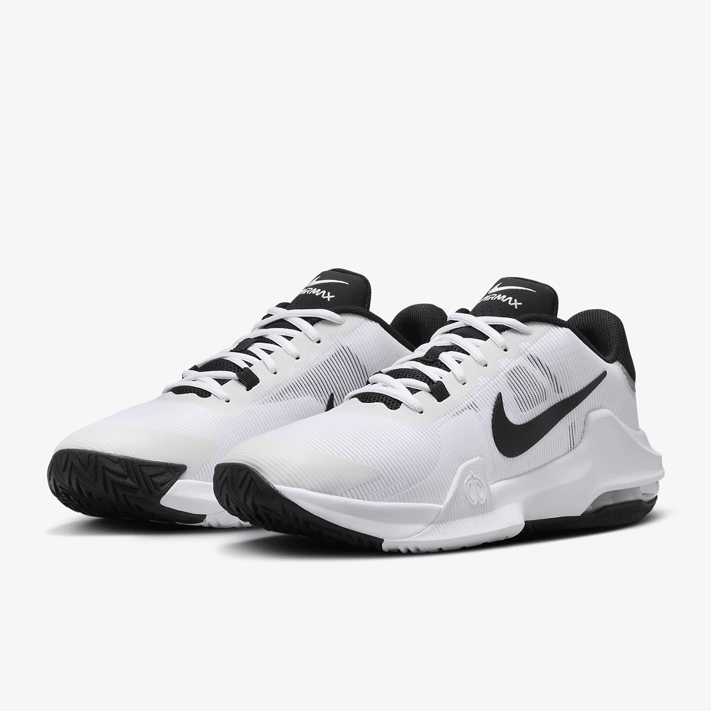 Zapatillas de baloncesto para hombre Nike Genuine Impact 4, prácticas, con amortiguación de cámara de aire, DM1124-103