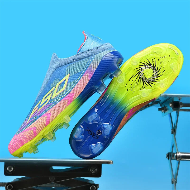 Chaussures de Football pour hommes, bottes de Football ultralégères pour adultes, crampons d'intérieur, antidérapants, Fg sur gazon, confortables, nouvelle collection