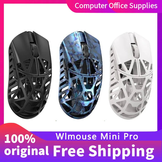 Wlmouse Mini Pro profesionálna myš, ľahká myš z horčíkovej zliatiny s tromi bezdrôtovými režimami na hranie, obnovovacia frekvencia 8K, PAW3950, DPI30000
