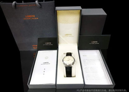 Luxury Brand Switzerland LOBINNI Perpetual Calendar Seagull Automatic Mechanical Men's Watches Sapphire Multi-function L13019-11
