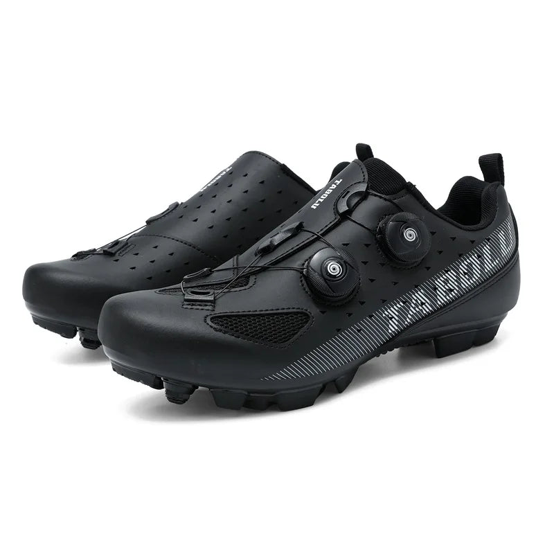Cycling Sneaker MTB Men Sport Road Bike Boots Flat Racing Speed Sneakers Trail Mountain Bicycle Footwear Spd Pedal Cycling Shoes