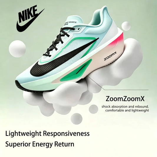 Nike Zoom Fly 6 Men's Racing Road Running Shoes – Lightweight ZoomX Foam Breathable Cushioned Sneakers FN8454-402/800/004/403