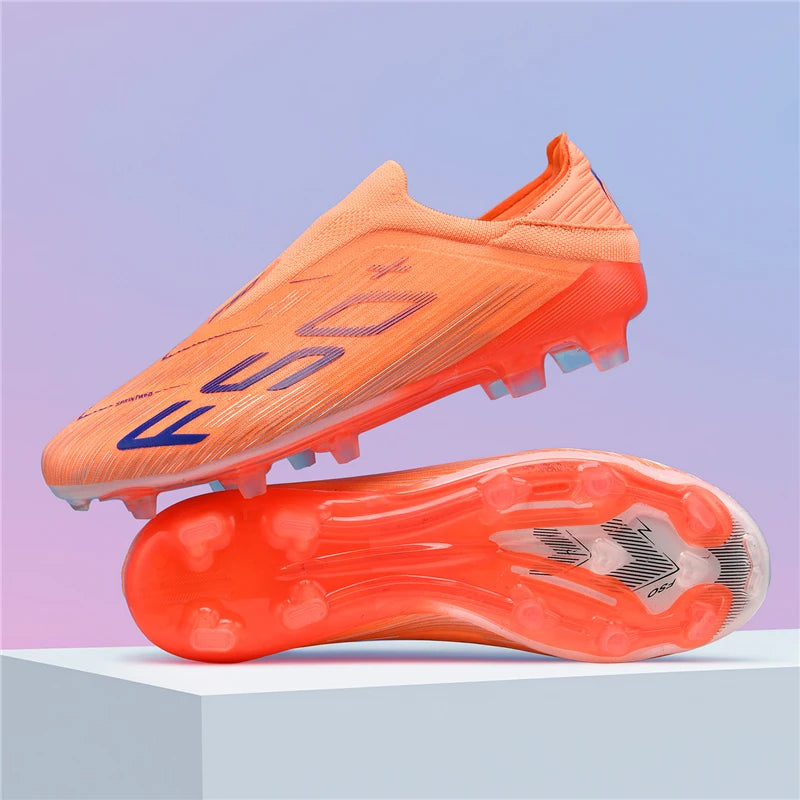New Men's Football Boots Non Slip Comfortable Soccer Shoes Turf Ultralight Fg Grass Cleats Futsal Sport Indoor Adult Non-Slip