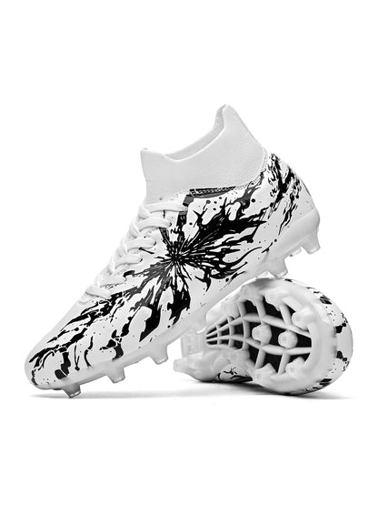 Chaussures de football pour hommes AG FG, crampons légers, semelle extérieure durable et antidérapante, tige confortable en PU, entraînement en plein air