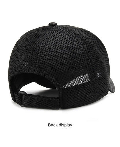 Big Head Plus Size Summer Mesh Baseball Cap for Men Women Trucker Breathable Hat Adjustable for Outdoor Sports Running