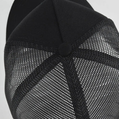Gorra de béisbol de moda para primavera-verano, de malla estampada y transpirable, con logotipo personalizado para hombres, mujeres y parejas; gorra con visera, casquette.