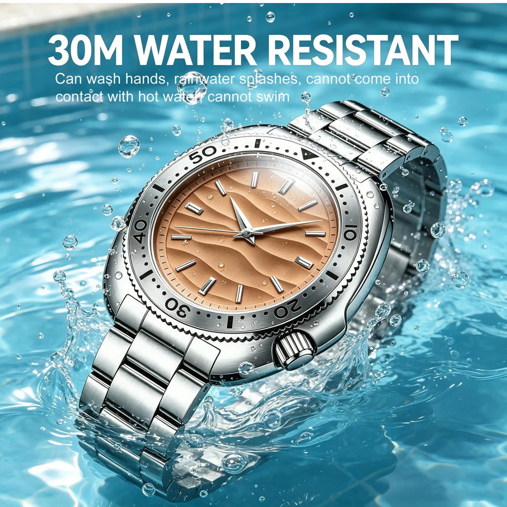 QINGXIYA New Luxury Military Man Watch Waterproof Men Watch Stainless Steel Quartz Men's Watches Reloj+box Relogio Masculino