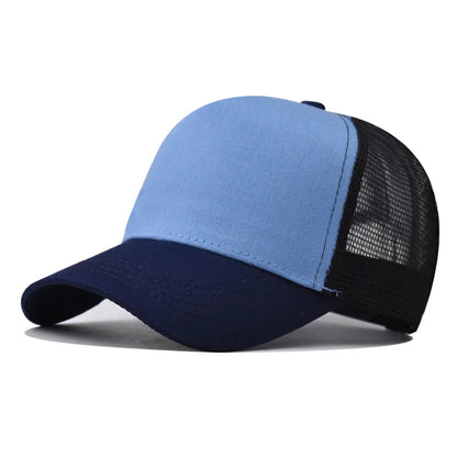 Baseball Cap Adult Net cap Shallow curved eaves Hat Unisex Summer hat Breathable hat shade Spring Autumn Cap Hip Hop Fitted Cap