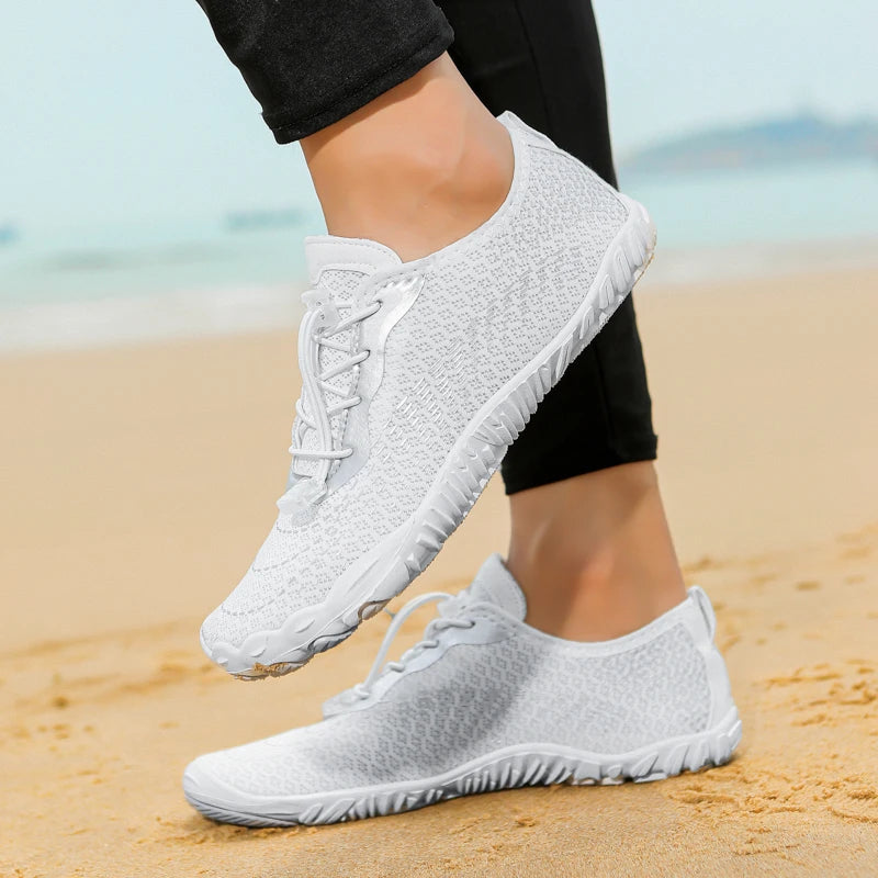 Quick Dry Aqua Shoes for Men Women Breathable Non-slip Water Sneakers Barefoot Soft Sole Wading Footwear for Swimming Beach