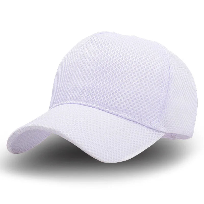 Big Head Plus Size Summer Mesh Baseball Cap for Men Women Trucker Breathable Hat Adjustable for Outdoor Sports Running