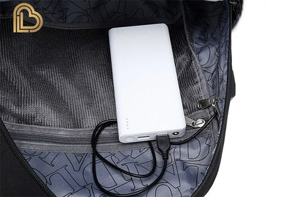 Red Jade F-Fortnited Battle Royale Backpack with USB Charging Anime Figures Study Stationery Compartment for Students Mochila