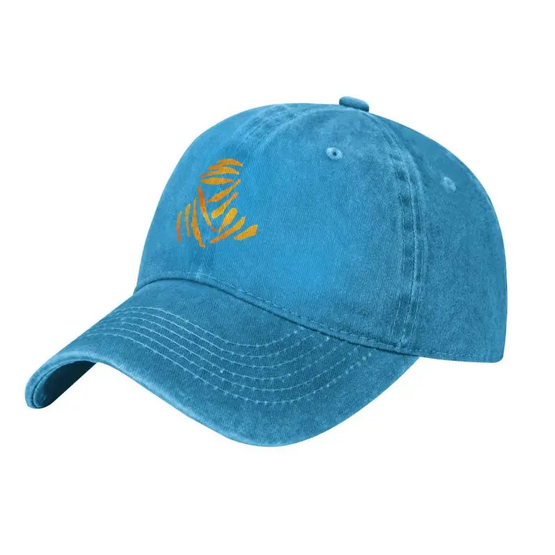 Casquettes de baseball vintage de course tout-terrain « D-Dakares Rally », style unisexe, effet vieilli, lavées, casquettes de soleil, de voyage, souples et non structurées