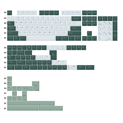KBDiy GMK MarrsGreen Keycap Retro PBT ISO Double Shot Cherry Profile Keycaps For MX Switches Mechanical Gaming Keyboard Key Caps