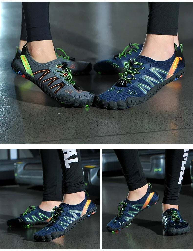 Men Wading Shoes Women Swimming Shoes Sneakers Barefoot Beach Sandals Upstream Aqua Shoes Quick-Dry Sea Diving Gym Water Shoes