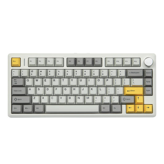 EPOMAKER TH80 V2 75% ANSI US Layout Gasket Tri-mode Wireless Mechanical Gaming Keyboard with 8000mAh Battery & RGB Backlight