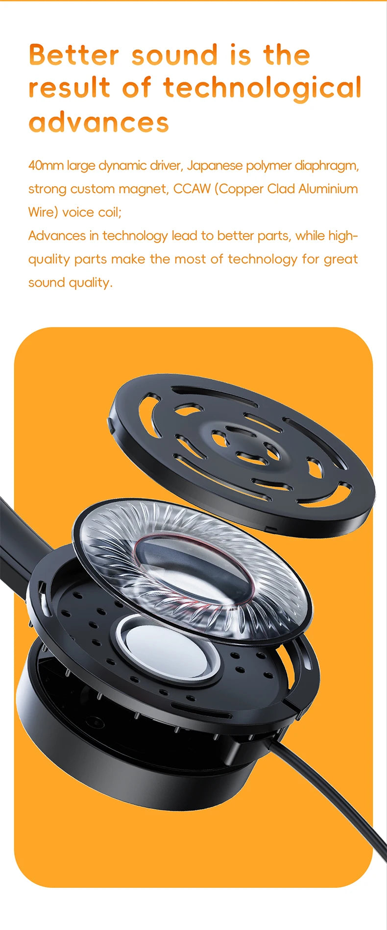 Snowsky/FiiO Wind 3.5mm ON-Ear Headphones for Recording Gaming with Microphone, 40mm Diaphragms driver, HiFi Sound