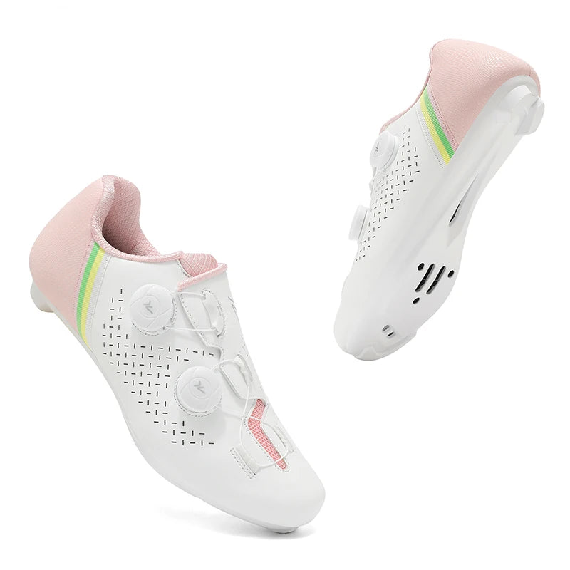 Road Cycling Shoes Flats Cleats Shoes Speed Cycling Sneaker Man Bike Shoes Women Self-Locking Non-slip Mountain Bicycle shoe spd
