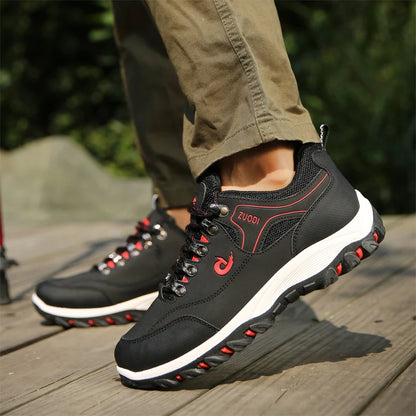 Men's EVA Hiking Shoes Waterproof Anti Slip Leather Outdoor Sports Shoes for Camping Running Jogging 2025 New