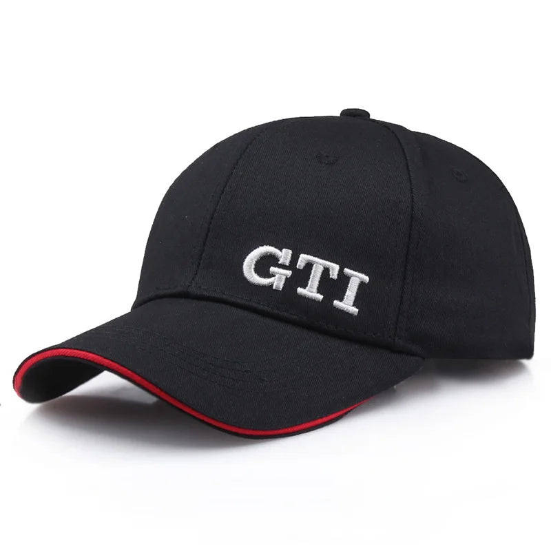 Шапка с букви за мъже и жени, състезателна шапка за кола, Golf GTI, бейзболна шапка, спортна и развлекателна шапка, шапка за къмпинг, плаж и слънце B185