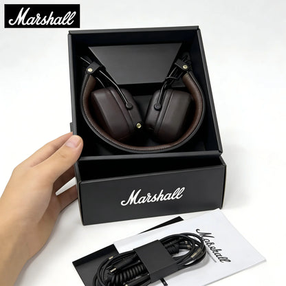 Marshall Major V On-Ear-Bluetooth-Kopfhörer – Kabelloses, faltbares Headset mit tiefem Bass und Mikrofon für Sport, Gaming und den Alltag
