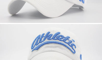 Big Letter Embroidery Baseball Cap Men Summer Casual Women Fashion Snapback Cotton Caps Visor Hip Hop Hat Autumn Adjustable