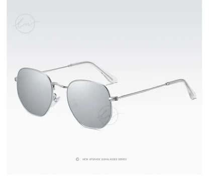 LM Kvinder Hexagon Solbriller Mænd Retro Polariserede Kørselsbelagte Spejlbriller UV400 Briller gafas de sol