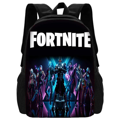 Trendiger Gaming-Schulrucksack für Kinder mit Lunchbags, Design-F-FortniteS Federmäppchen, Schultaschen für Jungen und Mädchen, ideales Geschenk